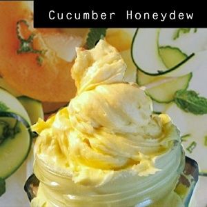 Scented Whipped Shea Butter in reusable glass jars